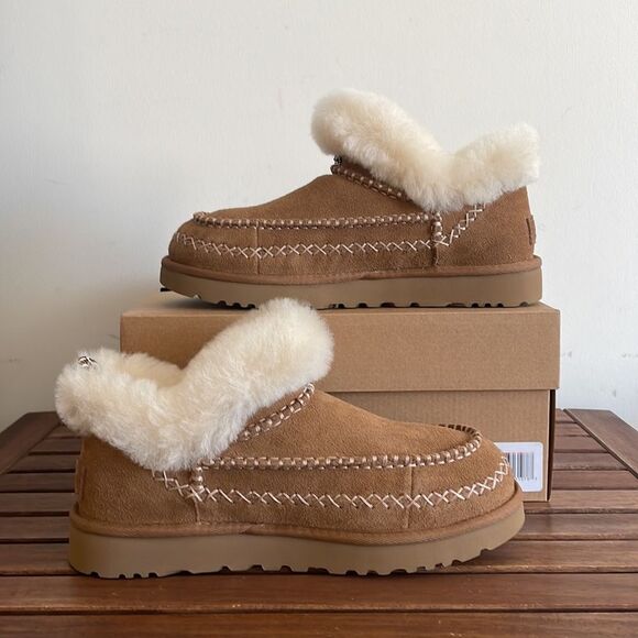 UGG Classic Ultra Mini Alpine Booties Chestnut USA Women Size 7/UK 5/EU 38 - Picture 5 of 16